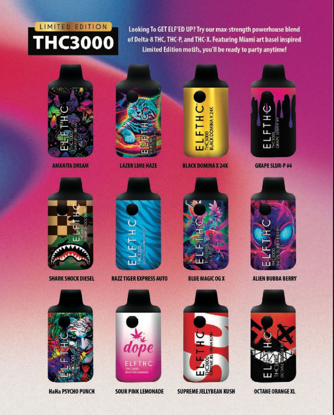 ELFTHC THC3000 3g
